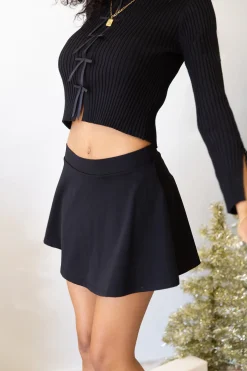 A Line Mini Skirt