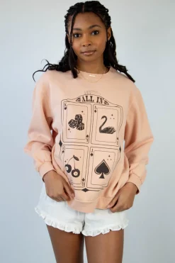 All In Graphic Crew Sweatshirt