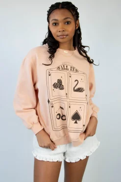All In Graphic Crew Sweatshirt