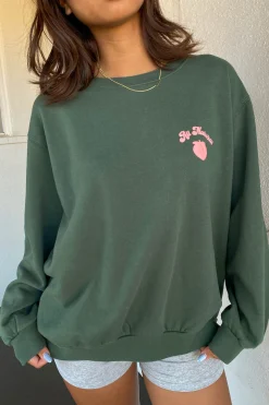 All Natural Puff Print Graphic Sweater