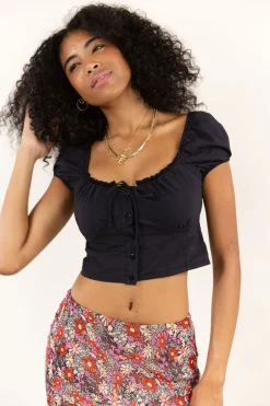 Babydoll Peasant Top
