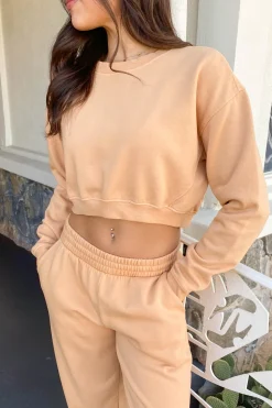 Basic Crop Sweatshirt