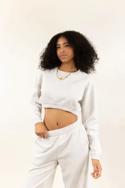 Basic Crop Sweatshirt