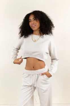 Basic Crop Sweatshirt