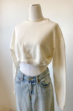 Basic Crop Sweatshirt