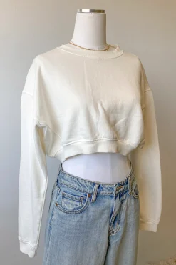 Basic Crop Sweatshirt