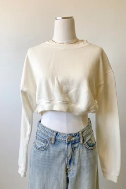 Basic Crop Sweatshirt