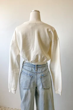 Basic Crop Sweatshirt