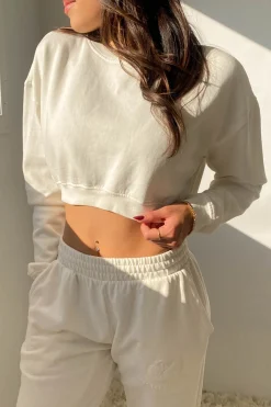 Basic Crop Sweatshirt