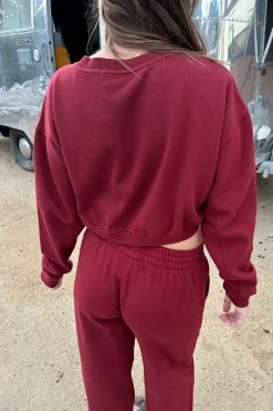 Basic Crop Sweatshirt
