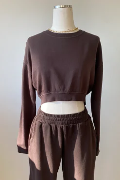 Basic Crop Sweatshirt