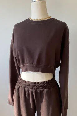 Basic Crop Sweatshirt