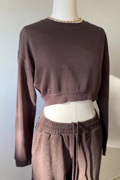 Basic Crop Sweatshirt