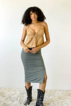 Basic Midi Skirt
