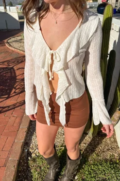 Boho Long Sleeve Lace Top