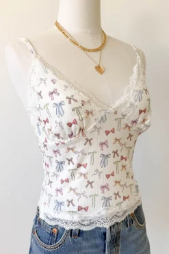 Bow Print Cami Top
