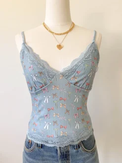 Bow Print Cami Top