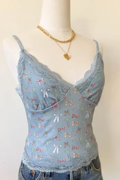 Bow Print Cami Top