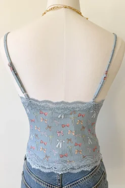 Bow Print Cami Top