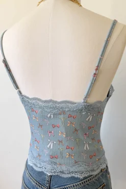 Bow Print Cami Top