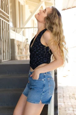 Button Up Floral Vest