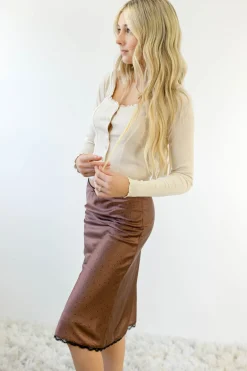 Button Up Long Sleeve Top
