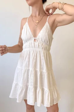 Cami Eyelet Mini Dress