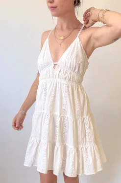 Cami Eyelet Mini Dress
