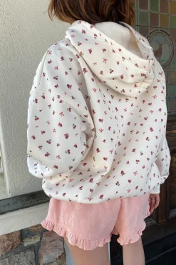Cherry & Bow Print Hoodie