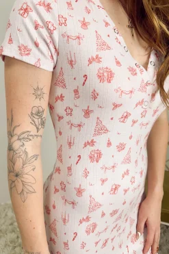 Christmas Pajama Dress