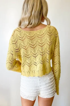 Crochet Long Sleeve Top