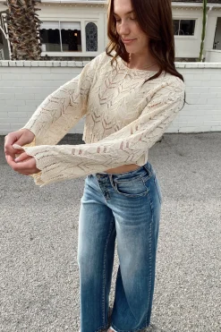 Crochet Long Sleeve Top