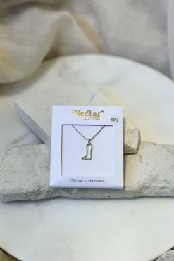 Dainty Boot Pendant Necklace