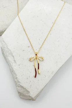 Dainty Bow Necklace