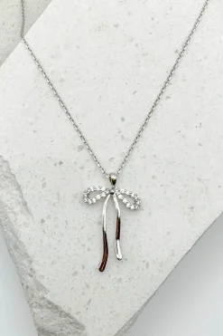 Dainty Bow Necklace