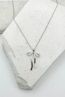 Dainty Bow Necklace