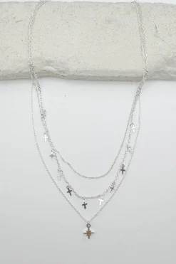 Dainty Cross Layered Necklace