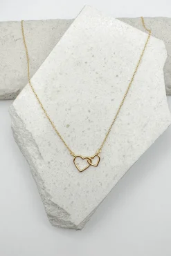 Dainty Heart Link Necklace