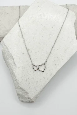 Dainty Heart Link Necklace