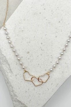 Dainty Heart Link Necklace