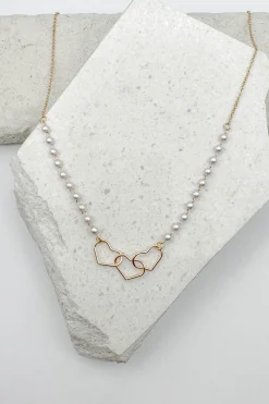 Dainty Heart Link Necklace