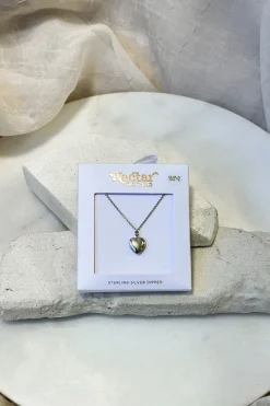 Dainty Heart Shaped Locket Necklace