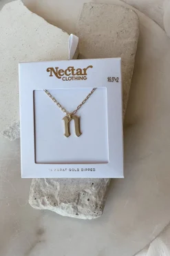 Dainty Letter Pendant Necklace