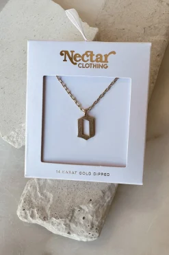 Dainty Letter Pendant Necklace