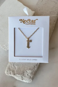 Dainty Letter Pendant Necklace