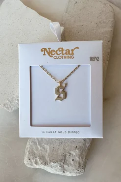 Dainty Letter Pendant Necklace