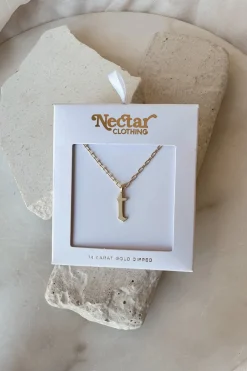 Dainty Letter Pendant Necklace