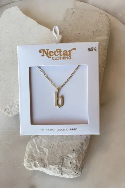 Dainty Letter Pendant Necklace