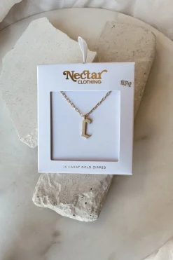 Dainty Letter Pendant Necklace