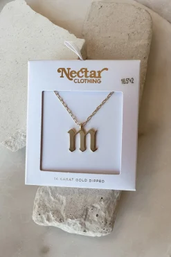 Dainty Letter Pendant Necklace